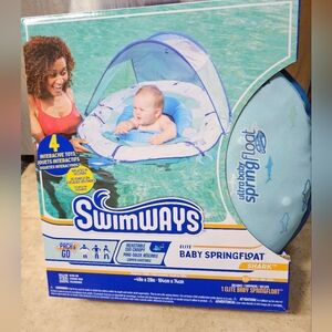 Elite Baby Spring Float with Sun Canopy, new